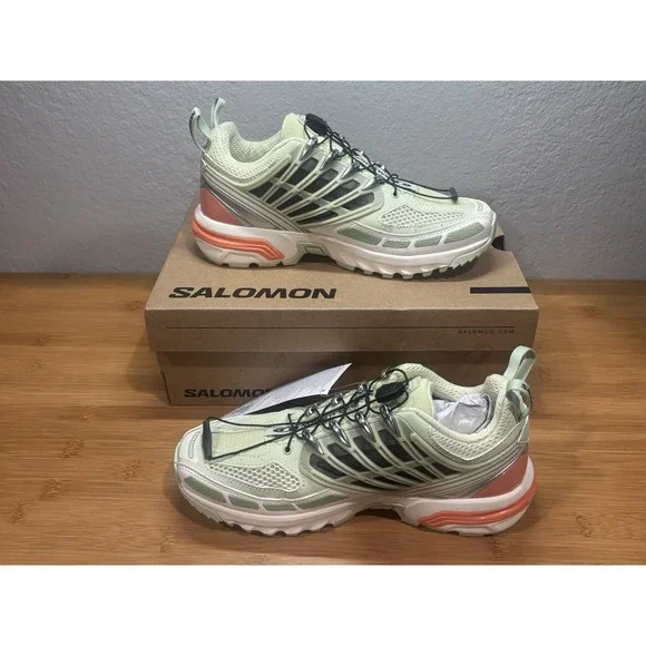 Unisex Salomon ACS Pro Olive Green Sneakers Men-6.  Women-7 - Picture 2 of 8